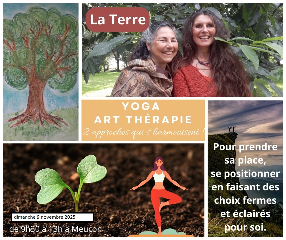 arttherapieyogaterre9nov2025photoA4 Yoga et art thérapie avec Souffle e Mouvement à Meucon