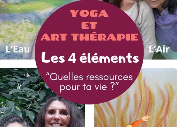 Yoga et art thérapie 4 éléments